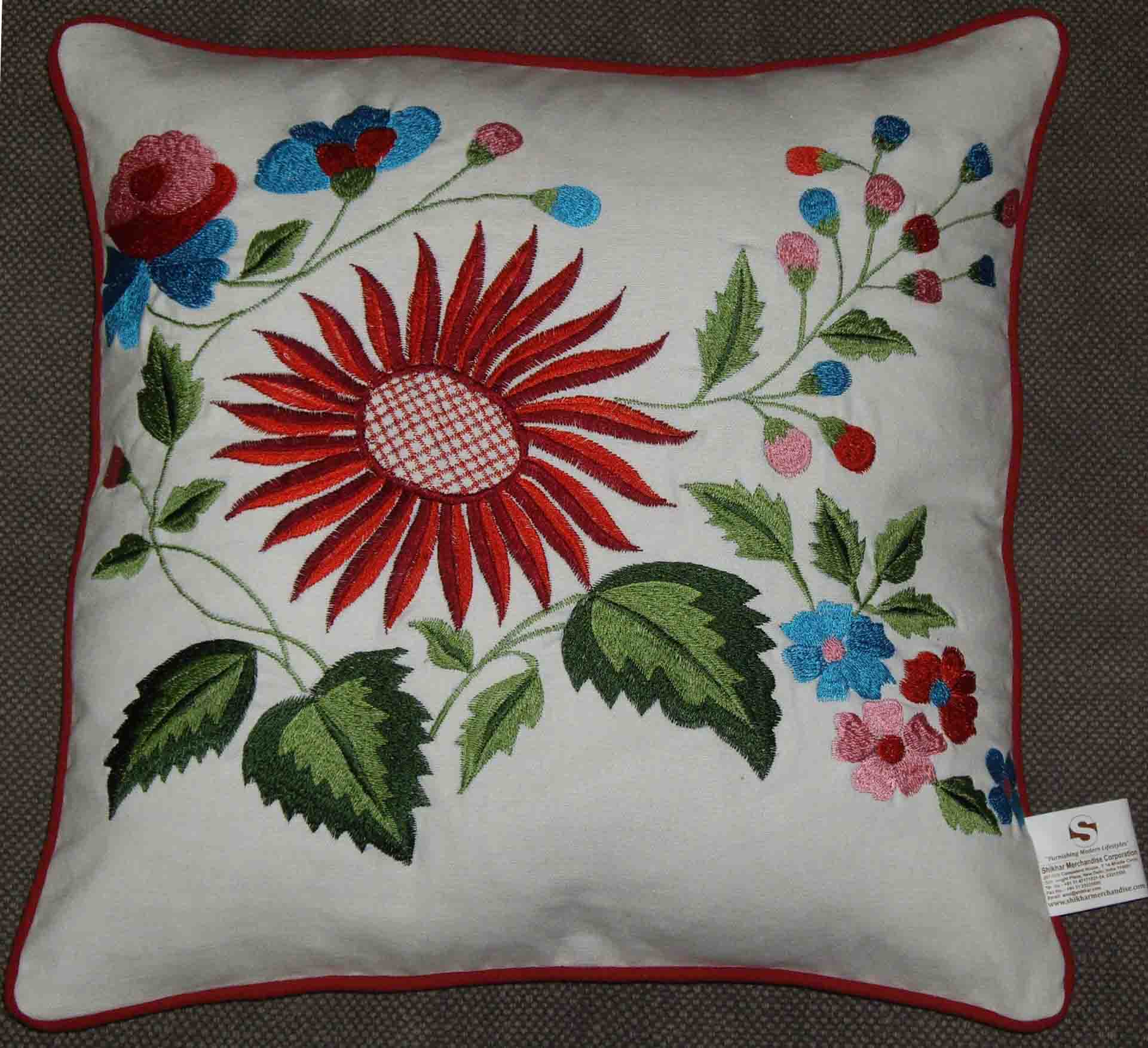 Embroider Work Cushion Cover