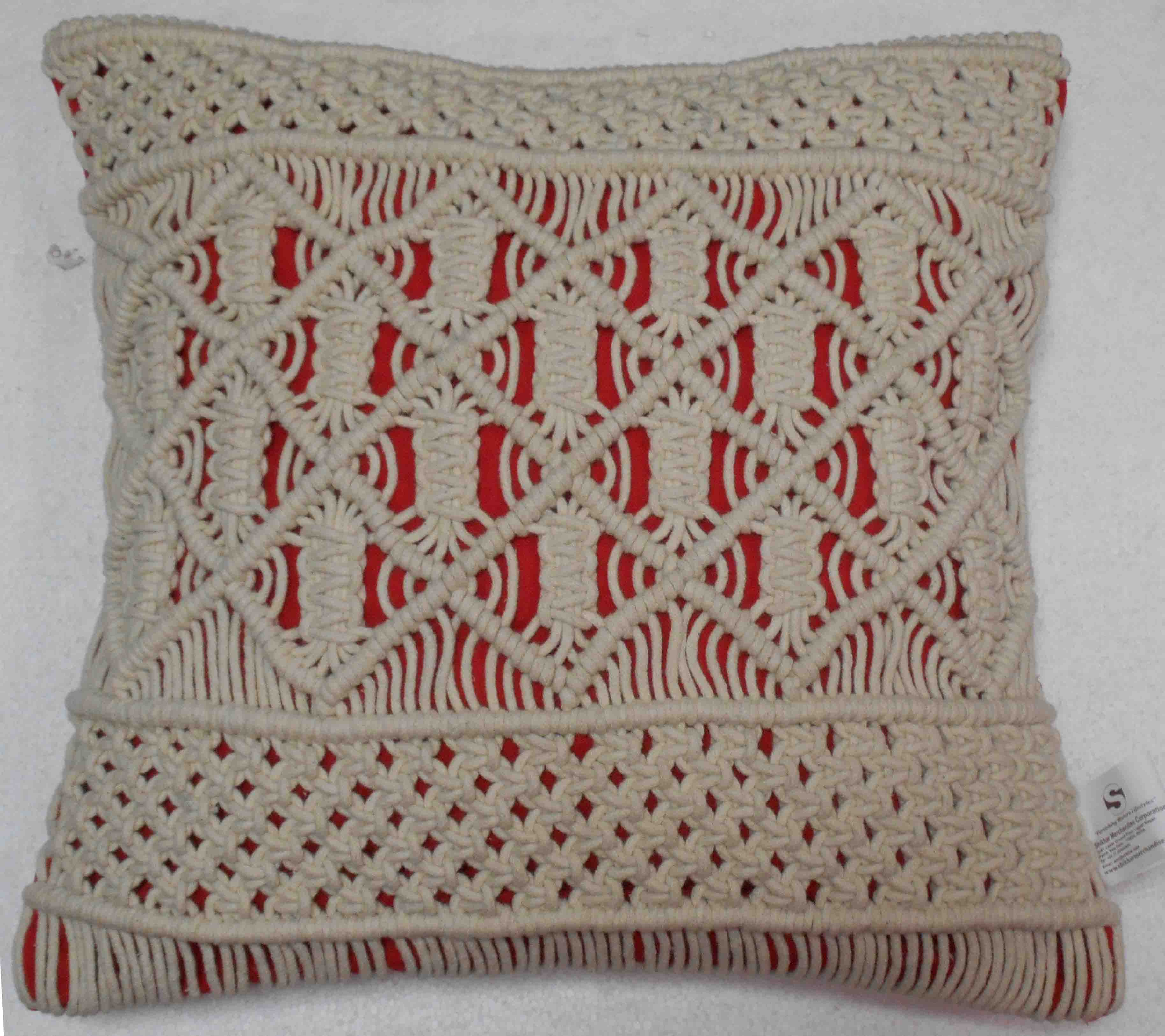 Macrame Cushion Cover